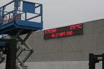 Lichtkrant informatiebord